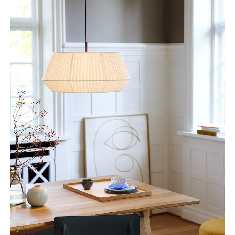 Dicte 1 - Light Shaded Pendant, White