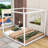 Boones King Wooden Canopy Platform Bed-458848381