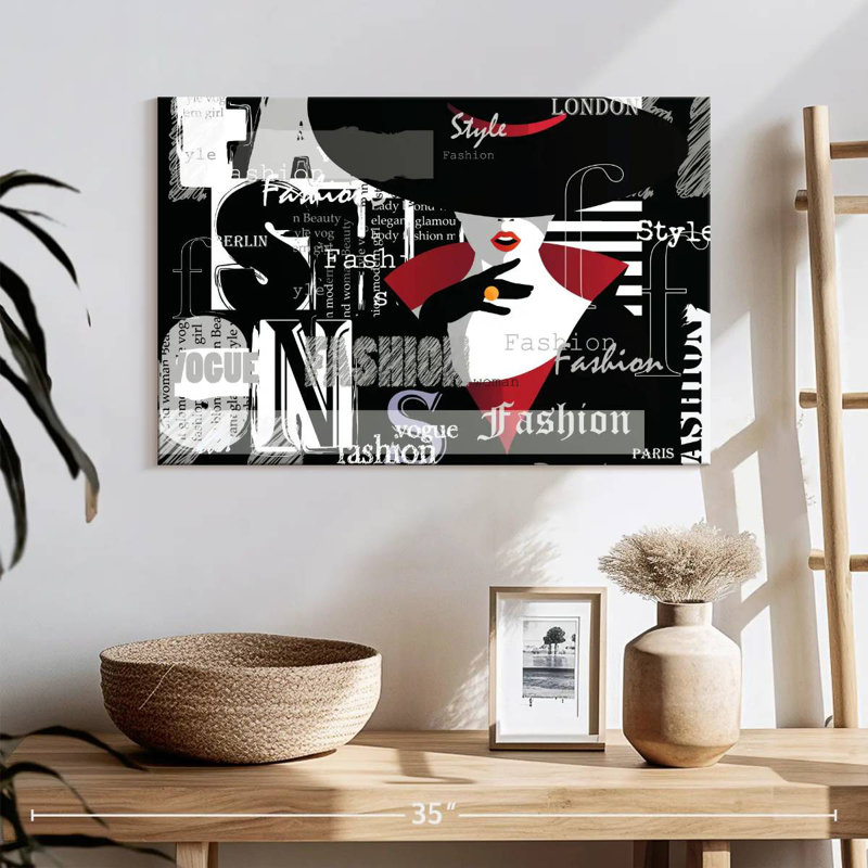 Mode abstraite, H 16 po x l 24 po