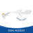 BioBidet Round Toilet Seat Bidet, Slow Close and DIY Install, White-112897446