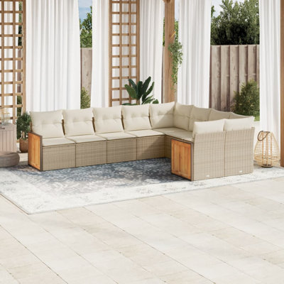 Ensemble de canapé de jardin Vidaxl