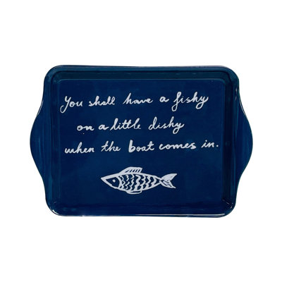 Ulster Weavers Catch of the Day Porcelain Stainless Steel Tray Serving Dish