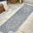 Nate Boho Medallion Textured Weave Gray/Navy Indoor/Outdoor Rug-313854409