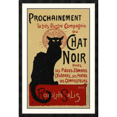 " Chat Noir / Prochainement " by Theophile Steinlen