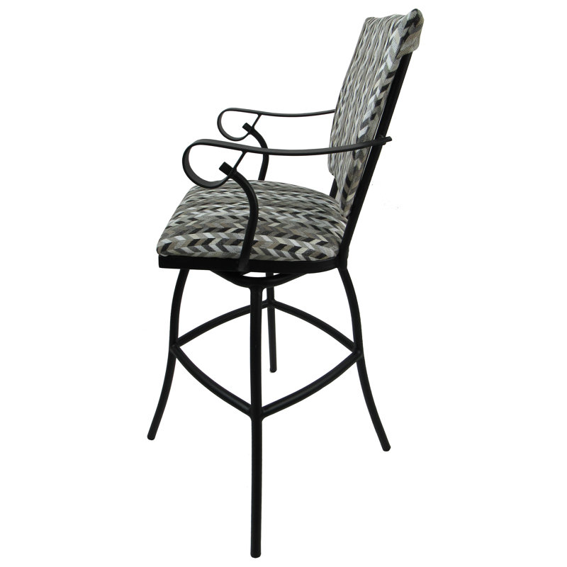 Tabouret de bar 26 po avec coussin, 35"