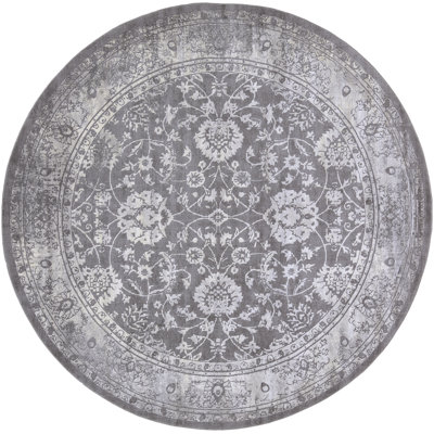 Tapis oriental gris moyen / ivoire / taupe / gris anthracite Alexander