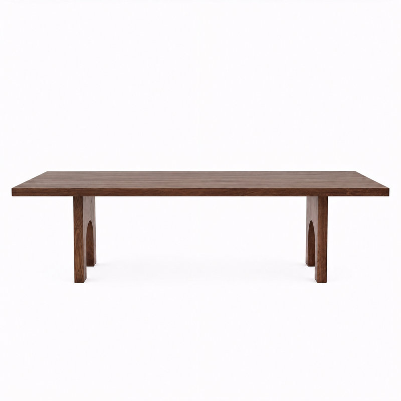 Table de salle à manger Porter, 118" W x 39.5" D x 29.5" H, Noyer