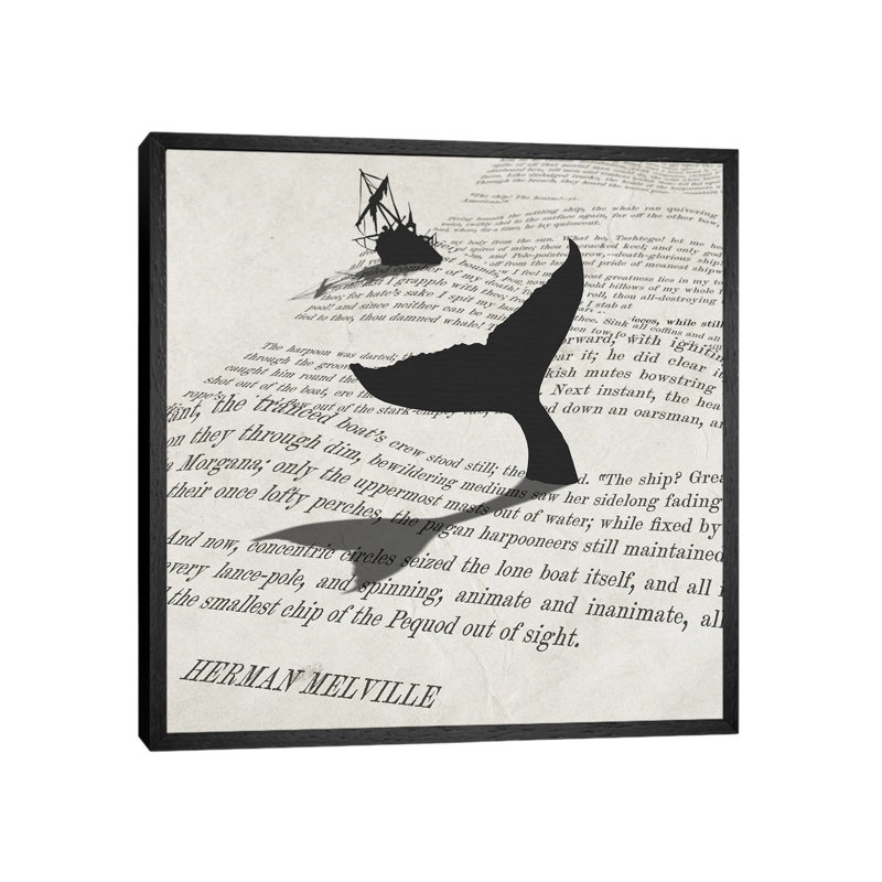 The Ship! The Hearse! by Peter Walters - Print on Canvas, 45.72 cm H x 45.72 cm W, Black Framed