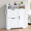 Armoire de rangement étroite pour chaussures avec armoire latérale réglable-1590497613