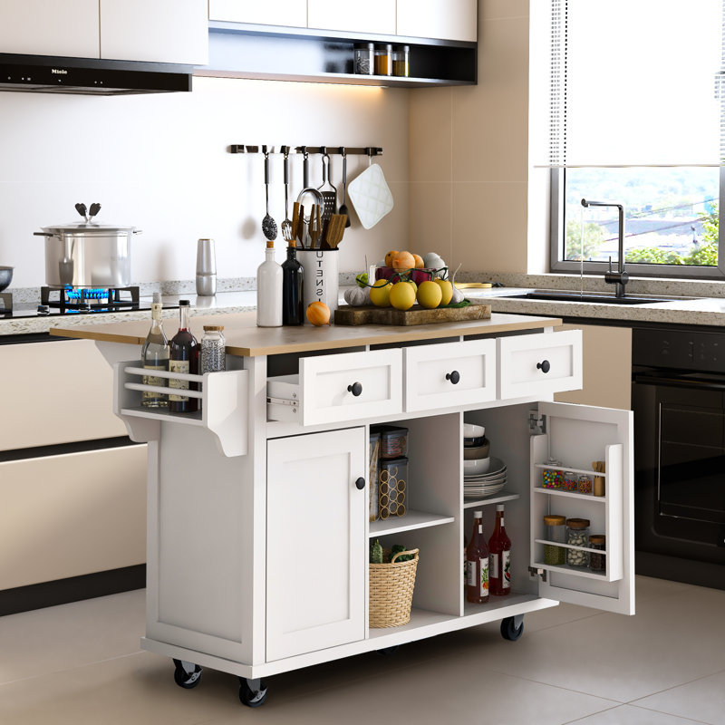 Îlot de cuisine Britzel, Blanc