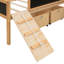 Lit mezzanine simple - pin massif, aire d'escalade, glissade et espace de rangement-1147051582