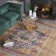 Windmere Traditional Oriental Medallion Rust/Brick/Navy Area Rug