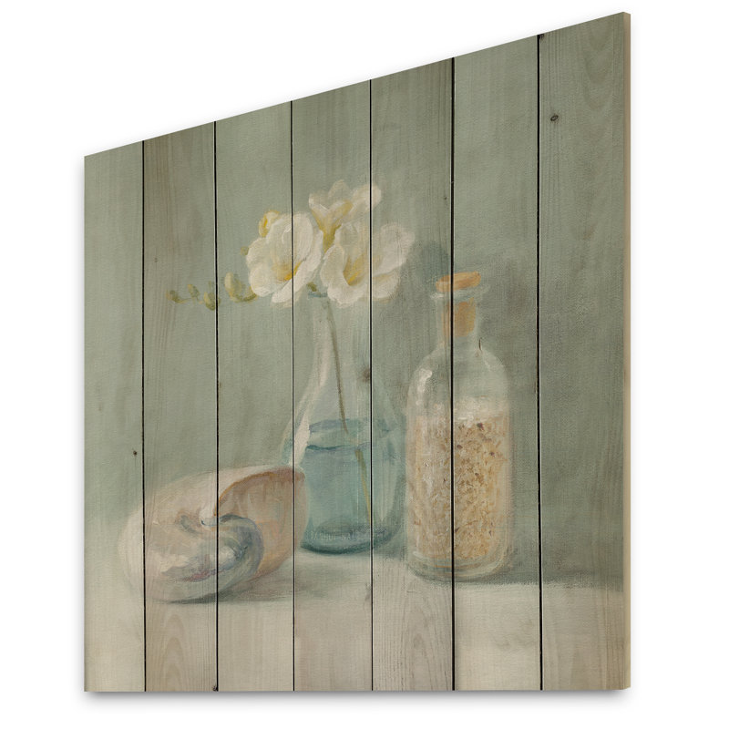 " Pastel Bath II " Painting Print, 16" H x 16" W x 1" D