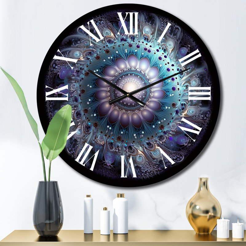 Horloge murale céleste céleste en métal mystérieux, Moyenne