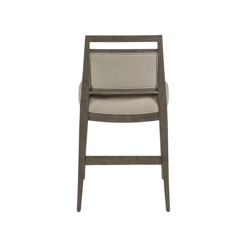 Cohesion Upholstered Stool, Counter Stool (24.5” Seat Height), Grigio