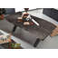 Iron Label Acacia Solid Wood Top Metal Base Dining Table-47530360-47530363