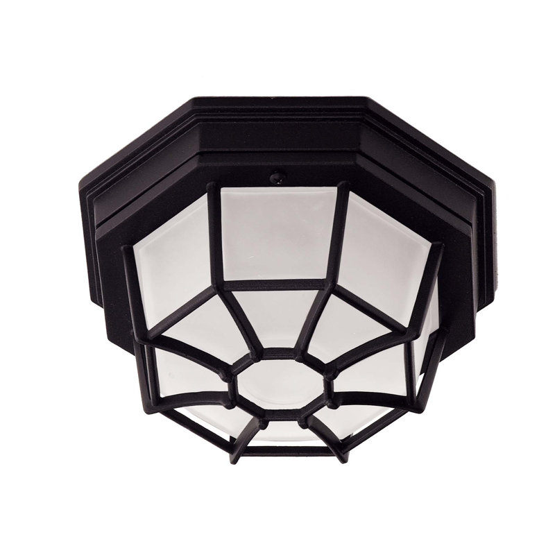 Plafonnier encastré noir 5 po x 11 po