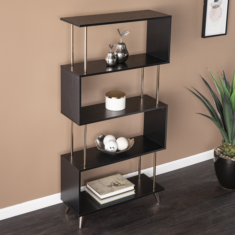 Sutherland Geometric Bookcase, Black