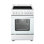 Cuisinière électrique autoportante 24 po avec rôtissoire et four à convection véritable Lanbo, blanc