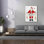 «Vintage St Nick 4 On White Wood V2» par Anne Tavoletti, art mural sur toile