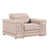 Beige Genuine Leather
