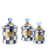 Blue/White/Brass/Clear selected