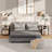 21.5" Iron Nightstand with Storage and Built-In Outlets-283434672
