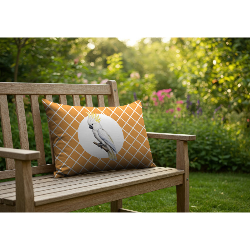 Coussin réversible intérieur / extérieur Cockatoo, 25 x 18, Orange
