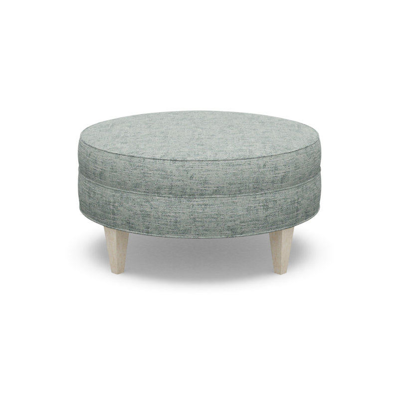 Ottoman Shop Round Ottoman, 9637-49, Sandstone