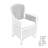 Schaffa Rectangular Table with 6  Chairs Garden Set