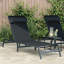 vidaXL Sunlounger Steel Outdoor Lounger Modern