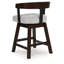 Tabouret de bar à hauteur de comptoir (ensemble de 2)
