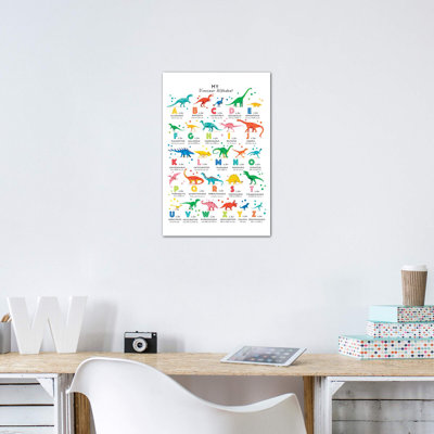 Dinosaur Alphabet - impression d'art graphique