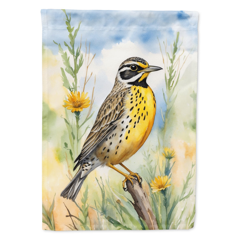 Drapeau de jardin, Dakota du Nord Western Meadowlark