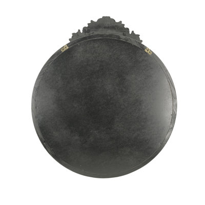 Miroir mural rond 31,5 po - Miroir décoratif pour meuble d'entrée de salon ou de salle de bain