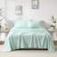 Drap simple TG 3 pièces - 100% molleton, paroisse ultra douce et confortable, boulochage, lavable à la machine, drap plat, secteur de taie d'oreiller ajustée, avec draps plats