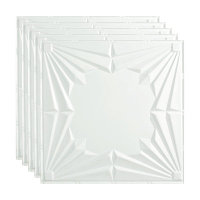 24 in. L x 24 in. W Textured Vinyl Drop-In Ceiling Tile