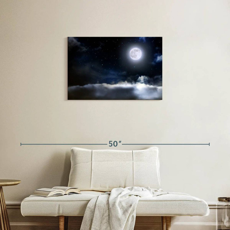 Oberle Glowing Moon, 20" H x 30" W