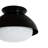 1 - Light Dome Shape Globe Glass Bowl Semi Ceiling Light