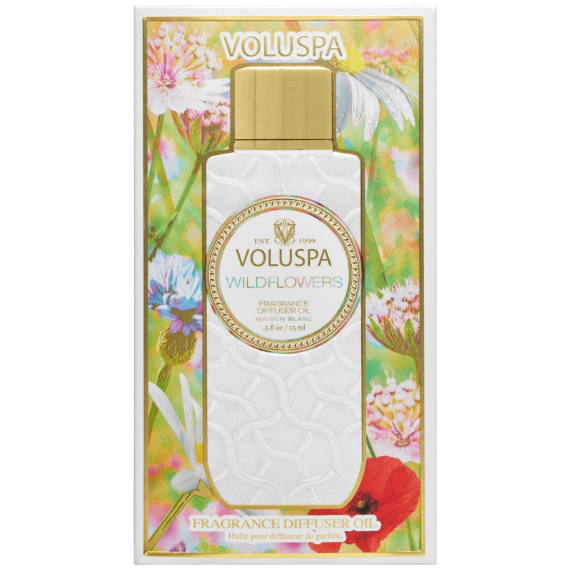 Wildflowers 15Ml Diffuser Oil, White, Plant/Floral