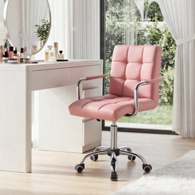 Rawtenstall 360° Swivel Height Adjustable  Ergonomic Office Chair with Removable Arms