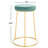 Saroun Upholstered Counter Stool with Metal Frame-954301526