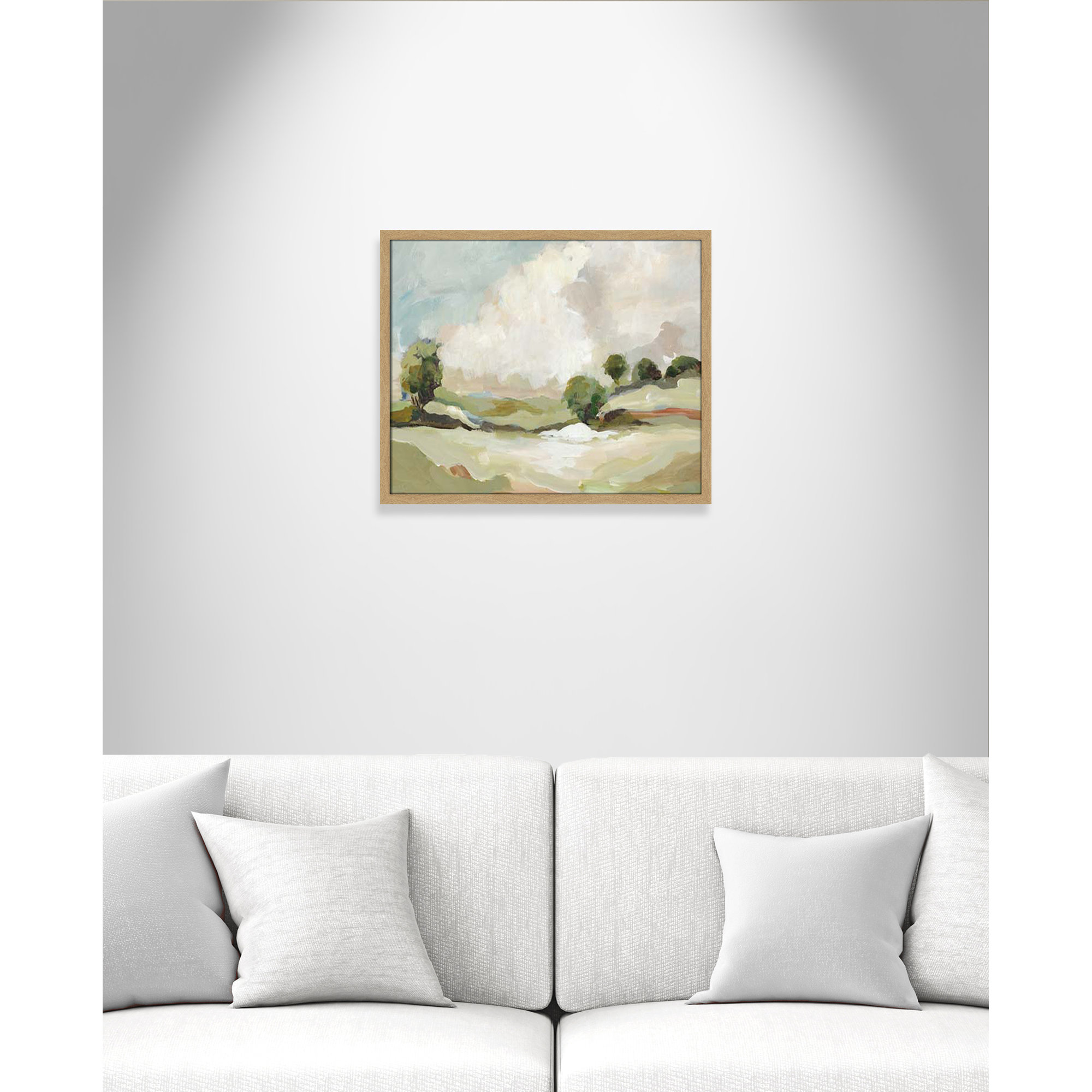 Pastoral Land by Allison Pearce, Brown, 21.5" H x 25.5" W x 1.25" D