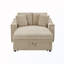 Chaise longue avec coussins et rangement caché-346912565