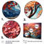 «Trees Abstract Pink Peach Symphony», reproduction-266832714-266832719