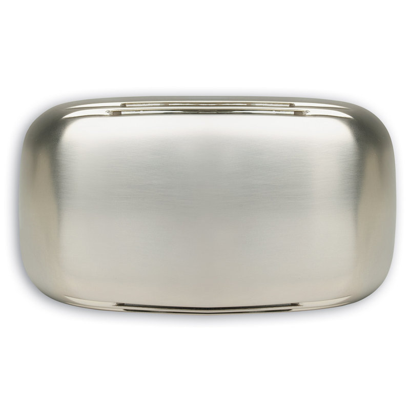 Wired Door Chime, Nickel, 5.38'' H x 9.13'' W x 1.63'' D