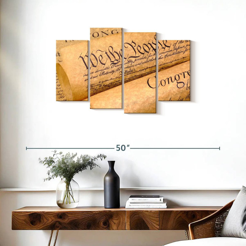Keiri Declaration Of Independence Documents, 22" H x 36" W