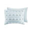 Édredon bleu avec 2 taies décoratives pour lit double-120479139-120479145