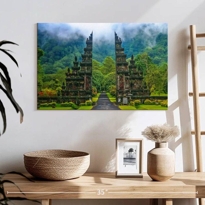 Adella Balinese Candi Bentar, 16" H x 24" W