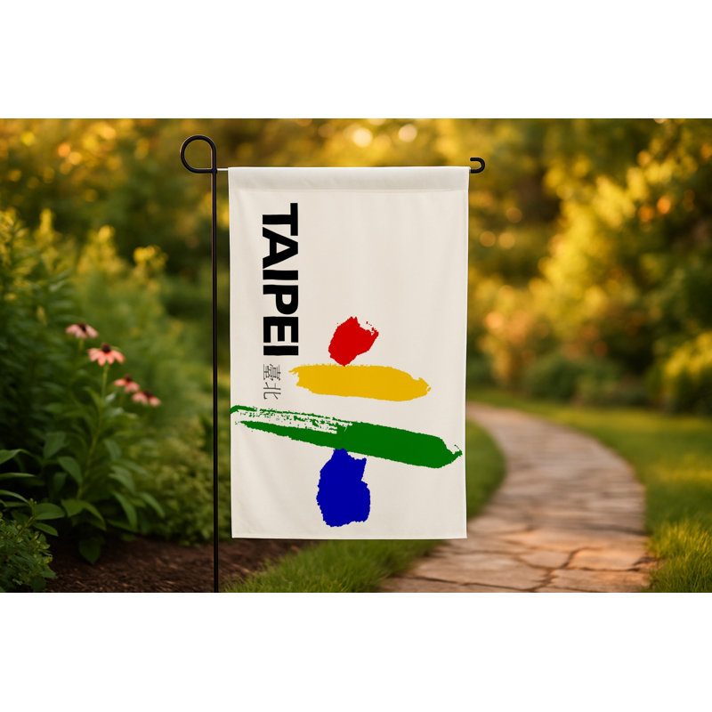 Drapeau de la ville de Taipei — Drapeau extérieur, H 24 po x l 36 po